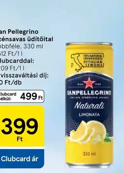 Tesco San Pellegrino szénsavas üdítőital ajánlat