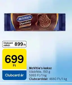 Tesco McVities keksz ajánlat