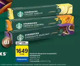 Tesco Starbucks Nespresso kompatibilis kávékapszula ajánlat