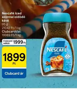 Tesco Nescafe Iced azonnal oldódó kávé ajánlat