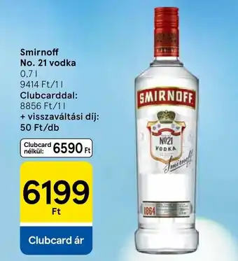 Tesco Smirnoff No. 21 Vodka ajánlat