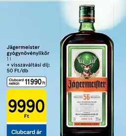 Tesco Jägermeister gyógynövénylikőr ajánlat