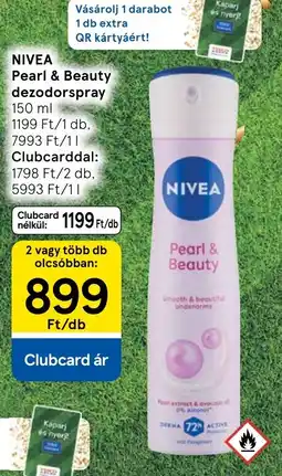 Tesco Nivea Pearl & Beauty dezodorspray ajánlat