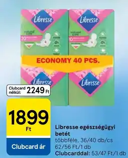 Tesco Libresse egészségügyi betét ajánlat