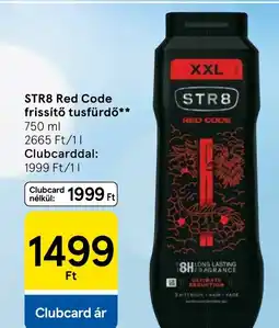 Tesco STR8 Red Code frissítő tusfürdő ajánlat