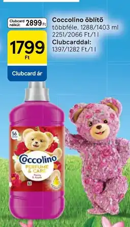 Tesco Coccolino öblítő ajánlat