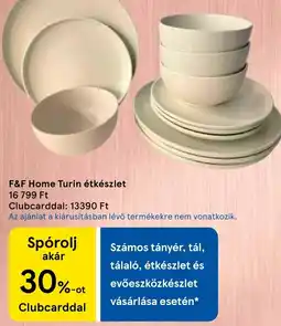 Tesco F&F Home Turin étkészlet ajánlat