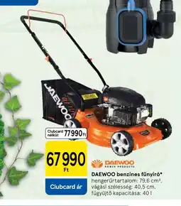 Tesco Daewoo benzines fűnyíró ajánlat