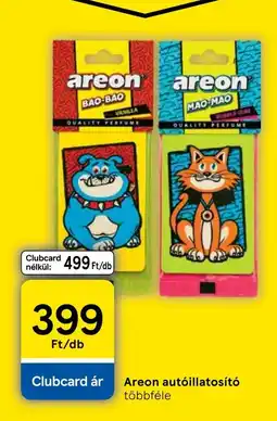 Tesco Areon autóillatosító ajánlat