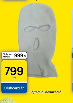 Tesco Fejtámla-dekoráció ajánlat