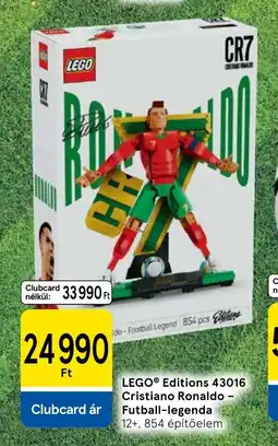 Tesco Lego Editions 43016 Cristiano Ronaldo – Futball-legenda ajánlat