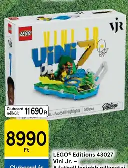Tesco Lego Editions 43027 Vini Jr. - A futball legjobb pillanatai ajánlat