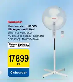 Tesco Hausmeister HM8503 állványos ventilátor ajánlat