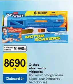 Tesco X-shot elektromos vízipuska ajánlat