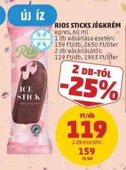 PENNY RIOS STICKS JÉGKRÉM ajánlat