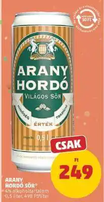 PENNY ARANY HORDÓ SÖR ajánlat