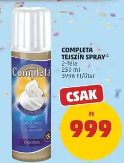 PENNY Completa Tejszín Spray ajánlat