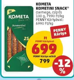 PENNY Kometa Kometini snack ajánlat