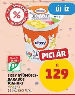 PENNY Sissy Gyümölcs-Darabos Joghurt ajánlat