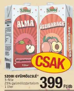 PENNY Szobi Gyümölcslé ajánlat