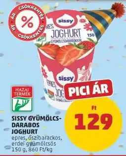 PENNY Sissy Gyümölcs-Darabos Joghurt ajánlat