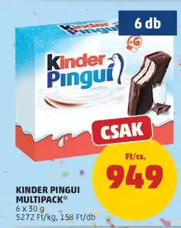PENNY Kinder Pingui Multipack ajánlat