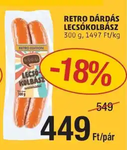 PENNY RETRO DÁRDÁS LECSÓKOLBÁSZ ajánlat