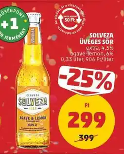 PENNY Solveza Üveges Sör ajánlat