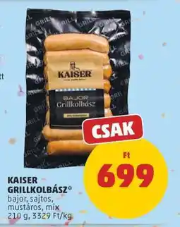 PENNY Kaiser grillkolbász ajánlat
