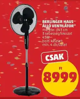 PENNY Berlinger Haus Álló Ventilátor ajánlat