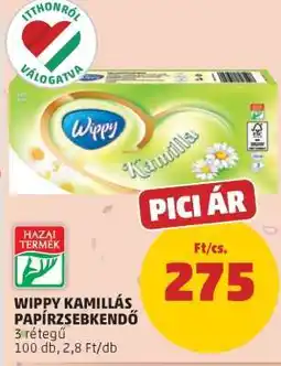 PENNY Wippy Kamillás Papírzsebkendő ajánlat