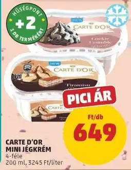 PENNY CARTE D’OR MINI JÉGKRÉM ajánlat