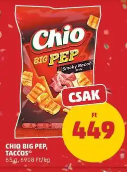 PENNY CHIO BIG PEP, TACCO'S ajánlat