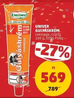 PENNY UNIVER Gulyáskrém ajánlat