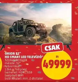 PENNY ORION 32” HD SMART LED TELEVÍZIÓ ajánlat