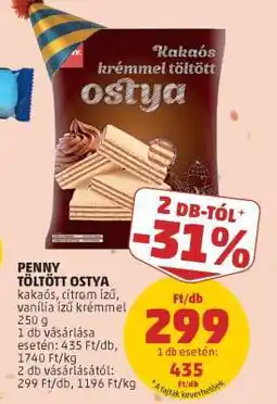 PENNY PENNY Töltött Ostya ajánlat