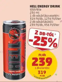 PENNY HELL ENERGY DRINK ajánlat