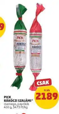 PENNY PICK Rákóczi szalámi ajánlat