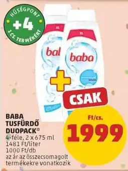 PENNY Baba Tusfürdő Duopack ajánlat