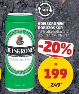 PENNY Adelskronen Dobozos Sör ajánlat