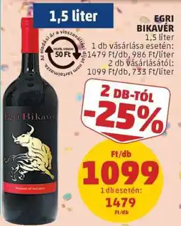 PENNY Egri Bikavér ajánlat