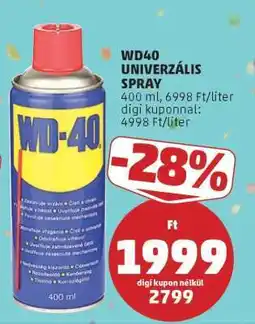 PENNY WD40 UNIVERZÁLIS SPRAY ajánlat