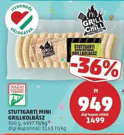 PENNY STUTTGARTI MINI GRILLKOLBÁSZ ajánlat