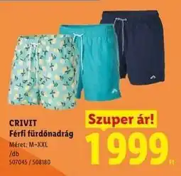 Lidl CRIVIT ajánlat