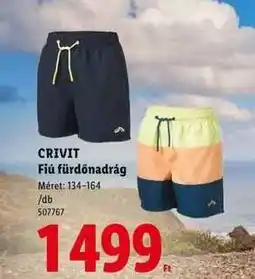 Lidl CRIVIT ajánlat