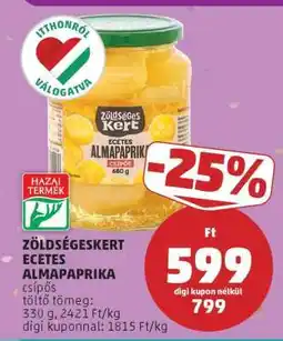 PENNY Zöldségeskert Ecetes Almapaprika ajánlat