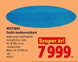 Lidl Bestway Szolár medencetakaró ajánlat