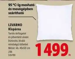 Lidl Livarno Kispárna ajánlat