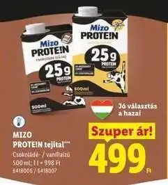 Lidl Mizo PROTE!N Tejital ajánlat