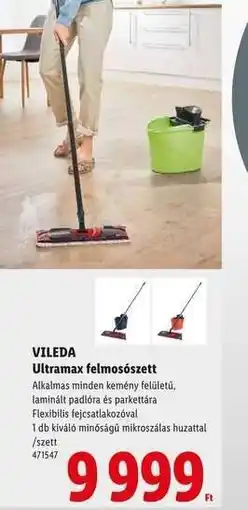 Lidl Vileda Ultramax felmosószett ajánlat